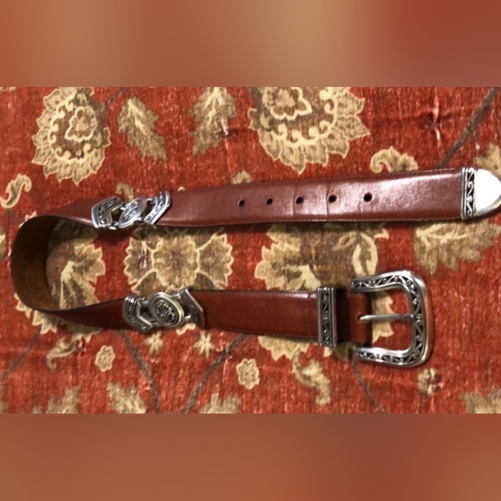 Brighton Brown Leather Belt